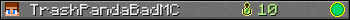 TrashPandaBadMC userbar 350x20