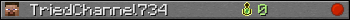 TriedChannel734 userbar 350x20