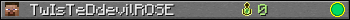 TwIsTeDdevilROSE userbar 350x20