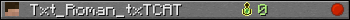 Txt_Roman_txTCAT userbar 350x20