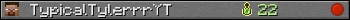 TypicalTylerrrYT userbar 350x20