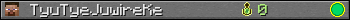 TyuTyeJuwireKe userbar 350x20