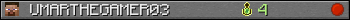 UMARTHEGAMER03 userbar 350x20