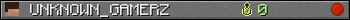 UNKNOWN_GAMERZ userbar 350x20