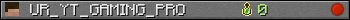 UR_YT_GAMING_PRO userbar 350x20