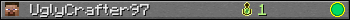 UglyCrafter97 userbar 350x20