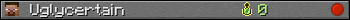 Uglycertain userbar 350x20