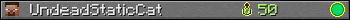 UndeadStaticCat userbar 350x20