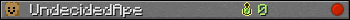 UndecidedApe userbar 350x20