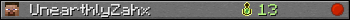 UnearthlyZahx userbar 350x20