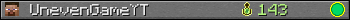 UnevenGameYT userbar 350x20