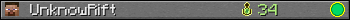 UnknowRift userbar 350x20