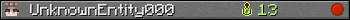 UnknownEntity000 userbar 350x20