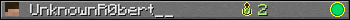 UnknownR0bert__ userbar 350x20