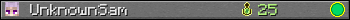 UnknownSam userbar 350x20