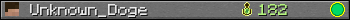 Unknown_Doge userbar 350x20