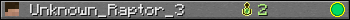 Unknown_Raptor_3 userbar 350x20