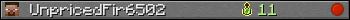 UnpricedFir6502 userbar 350x20