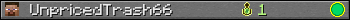 UnpricedTrash66 userbar 350x20