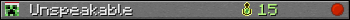 Unspeakable userbar 350x20