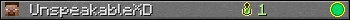 UnspeakableXD userbar 350x20