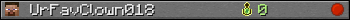 UrFavClown018 userbar 350x20