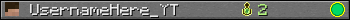 UsernameHere_YT userbar 350x20