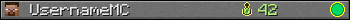 UsernameMC userbar 350x20