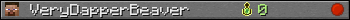 VeryDapperBeaver userbar 350x20