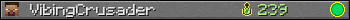 VibingCrusader userbar 350x20