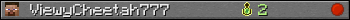 ViewyCheetah777 userbar 350x20