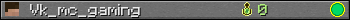 Юзербар 350x20 для Vk_mc_gaming