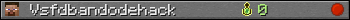 Юзербар 350x20 для Vsfdbandodehack