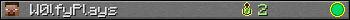 W0lfyPlays userbar 350x20