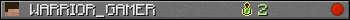 WARRIOR_GAMER userbar 350x20