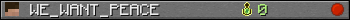 WE_WANT_PEACE userbar 350x20