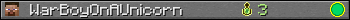 Юзербар 350x20 для WarBoyOnAUnicorn