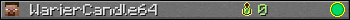 WarierCandle64 userbar 350x20