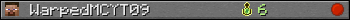 WarpedMCYT09 userbar 350x20