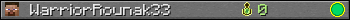 WarriorRounak33 userbar 350x20