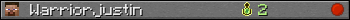 Warriorjustin userbar 350x20