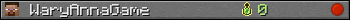 WaryAnnaGame userbar 350x20