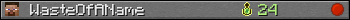 WasteOfAName userbar 350x20