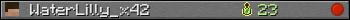 WaterLilly_x42 userbar 350x20