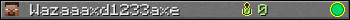 Wazaaaxd1233axe userbar 350x20