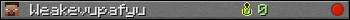Weakevupafyu userbar 350x20