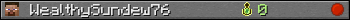 WealthySundew76 userbar 350x20