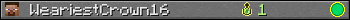 WeariestCrown16 userbar 350x20