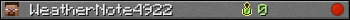 WeatherNote4922 userbar 350x20