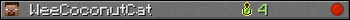 WeeCoconutCat userbar 350x20